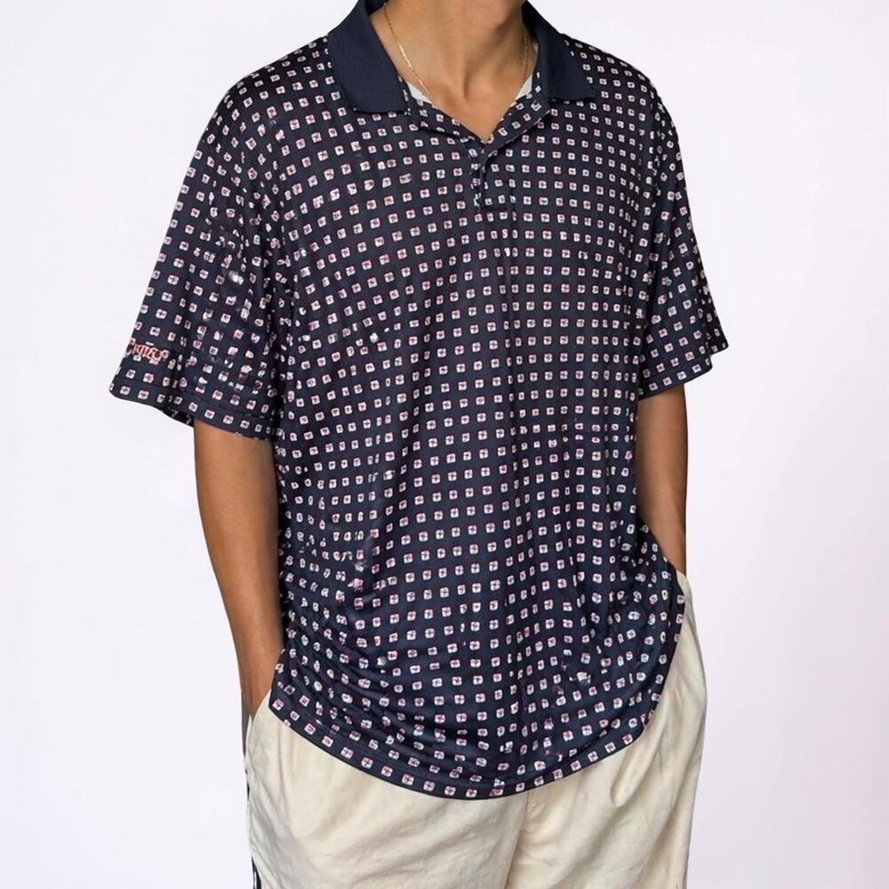 Bonobos Golf Men’s Slim Fit Printed Cocktail Glasses Performance Polo XL